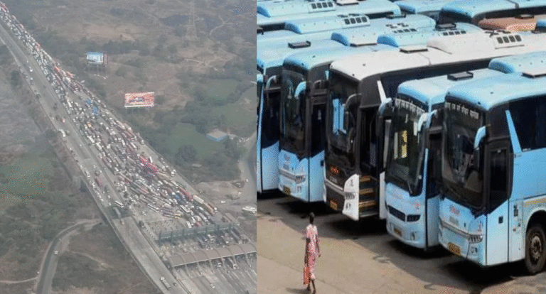 प्रवाशांनो लक्ष द्या! पुण्याहून मुंबईला जाणाऱ्या सर्व बसेस बंद; ट्रॅफिक जॅम झाल्याने मोठा निर्णय!